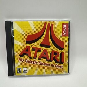 Vtg 2003 Atari 80 Classic Games in One PC CD ROM Software Computer Video Games